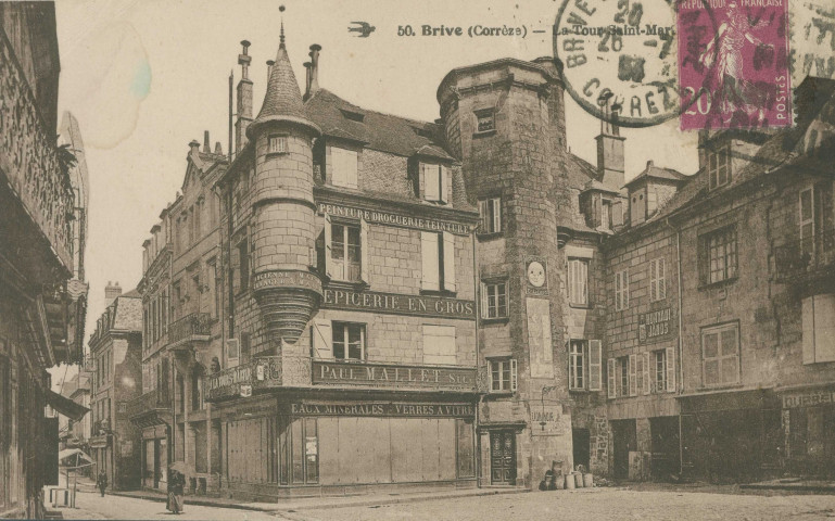 Brive-la-Gaillarde : "50. Brive (Corrèze) - La Tour Saint-Martin".