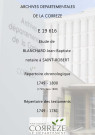 Blanchard Jean-Baptiste : répertoire chronologique (1749 - mars 1800); table des testaments (1749 - 1781).