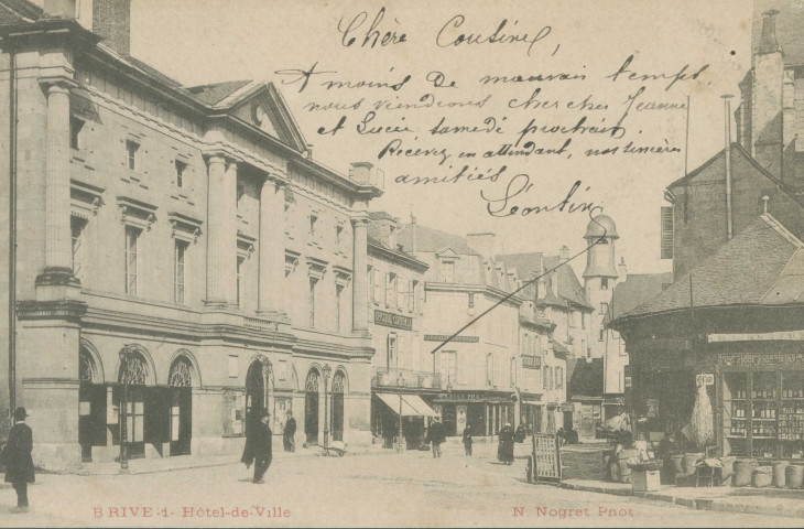 Brive-la-Gaillarde : "Brive - 1 - Hôtel-de-Ville".