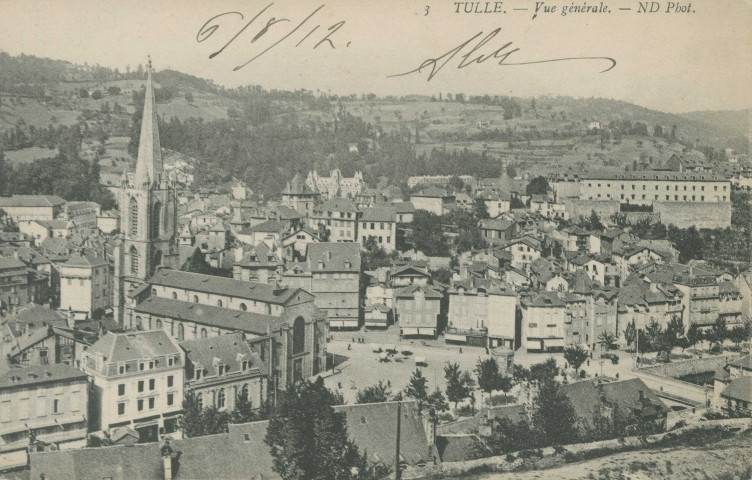 Tulle : "3 Tulle. - Vue générale.".