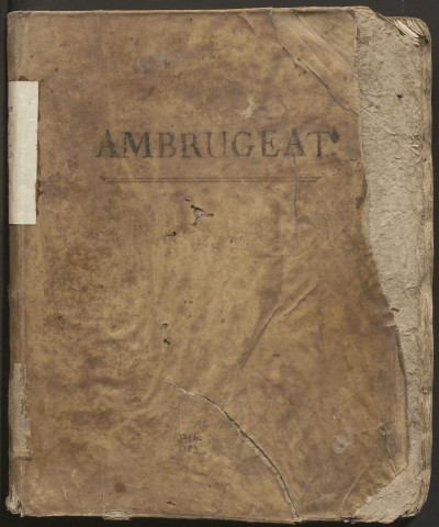 Relevé de l'arpentement général des fonds.