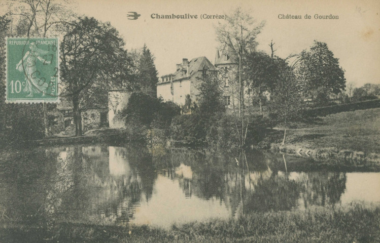 Chamboulive : "Chamboulive (Corrèze) - Château de Gourdon".
