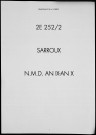 Naissances, mariages, décès (1801-1802)