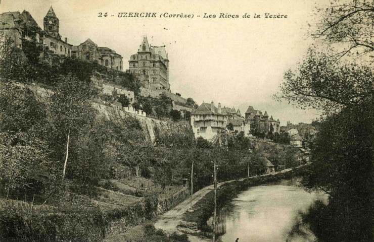 "24 - Uzerche (Corrèze) - Les rives de la Vézère".