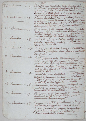 An XI - 1836 (manque l'an XIII)