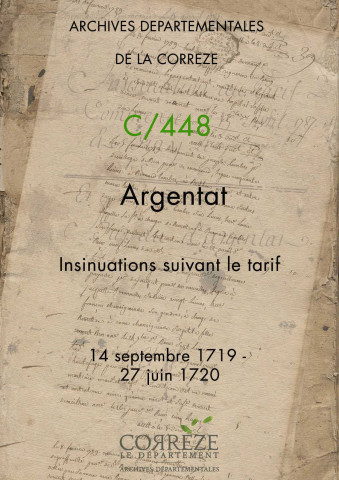 14 septembre 1719-27 juin 1720