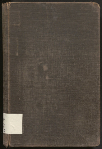 Délibérations du conseil municipal. 07 novembre 1886-20 février 1916