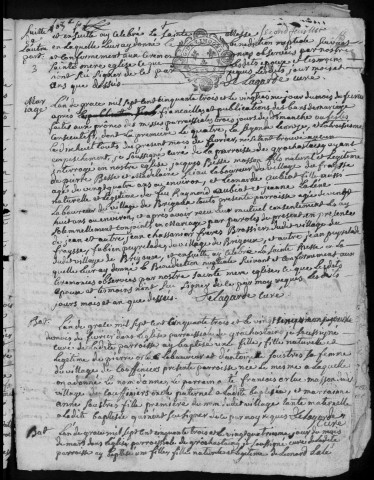 Baptêmes, mariages, sépultures (1753-1772)