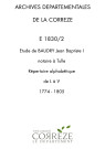 Répertoire alphabétique : L-V