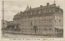 Brive-la-Gaillarde : "Le Grand hôtel de l'Etoile et du Parc - Brive - Tél. 43".