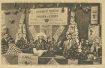 Branceilles (Les 4 Routes) : "Coopérative fruitière du Bas-Limousin et du Haut-Quercy - Son stand au concours général agricole - Paris 1933 - Médaille d'or"