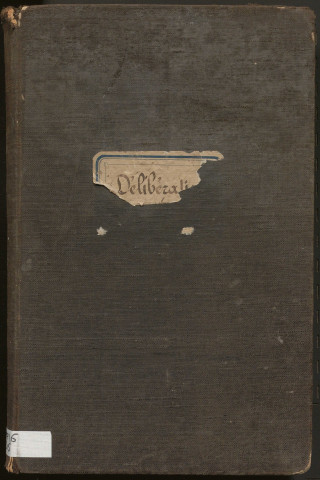 Délibérations du conseil municipal. 26 novembre 1911-28 octobre 1923