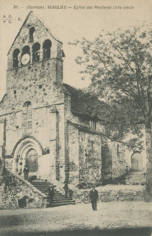 Beaulieu-sur-Dordogne : "81. - (Corrèze). Beaulieu - Eglise des pénitents (VIIe siècle".