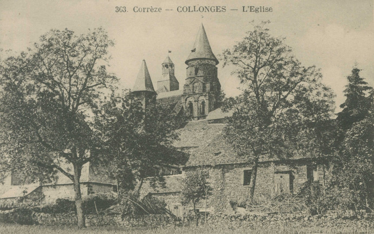 Collonges-la-Rouge : "363. Corrèze - Collonges - L'église".