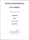 Naissances, mariages, décès (1843-1852)