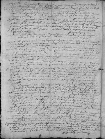 Baptêmes, mariages, sépultures (1723-1752)