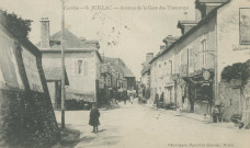 Juillac : "Corrèze - 6. Juillac - Avenue de la gare des tramways".