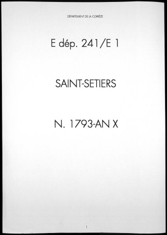 Naissances (1793-1802)