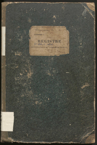 Délibérations du conseil municipal. 12 mars 1838-24 février 1878