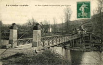 "La Corrèze Illustrée. 26. Pont Suspendu de Basteyroux, près d'Argentat".