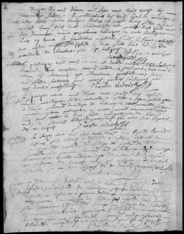 Baptêmes, mariages, sépultures (1703-1723)