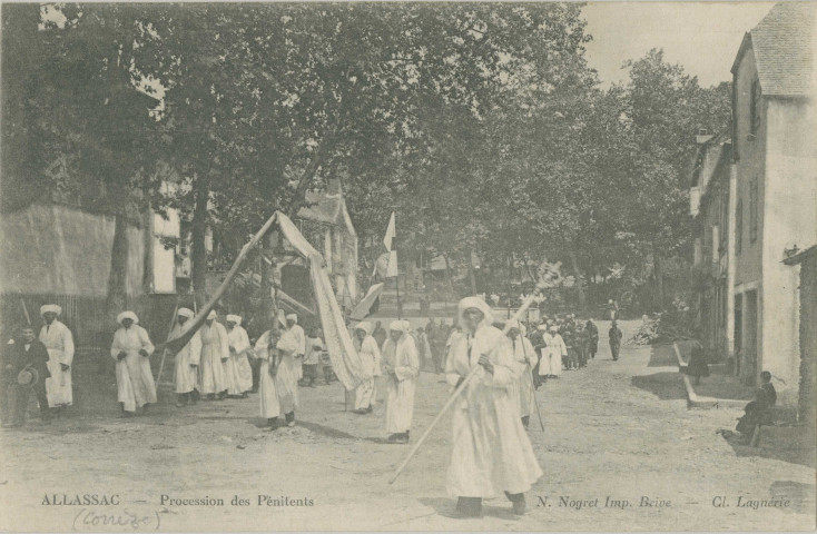 Allassac : "Allassac - Procession des pénitents".