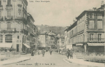 Tulle : "Tulle. Place municipale. La Corrèze illustrée N. 22".
