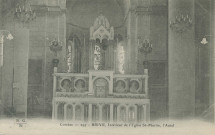 Brive-la-Gaillarde : "Corrèze - 297 - Brive, intérieur de l'église St-Martin, l'autel".