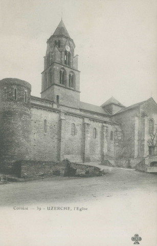 Uzerche : "Corrèze - 39 - Uzerche, l'église".