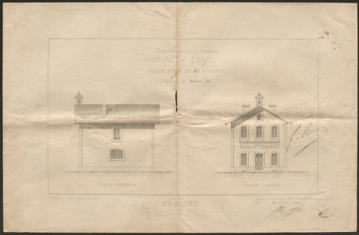 Maison d'école.
