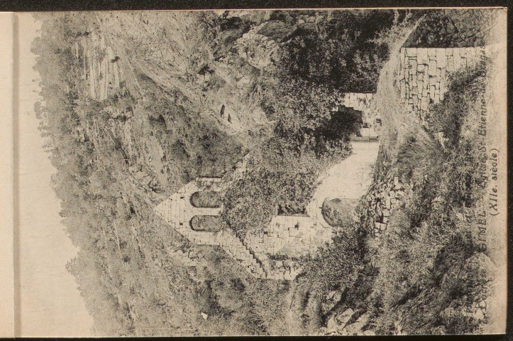Gimel : "Corrèze - Gimel - Eglise St-Etienne-de-Bragase (XIIe. siècle)". (sic)