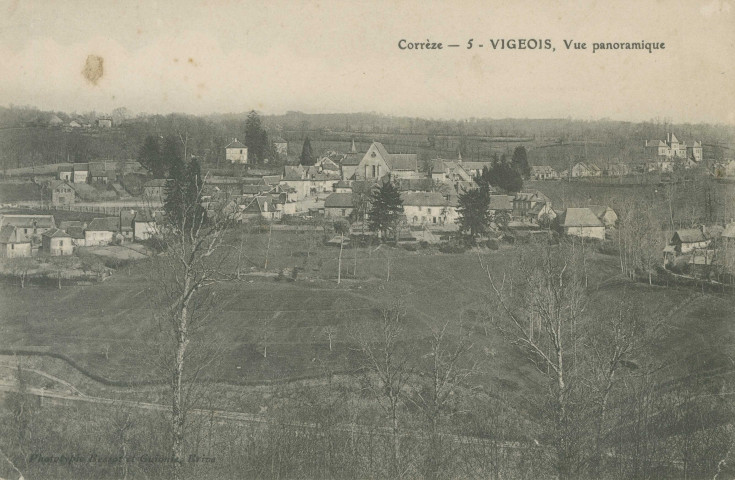 Vigeois : "Corrèze - 5 - Vigeois, vue panoramique".