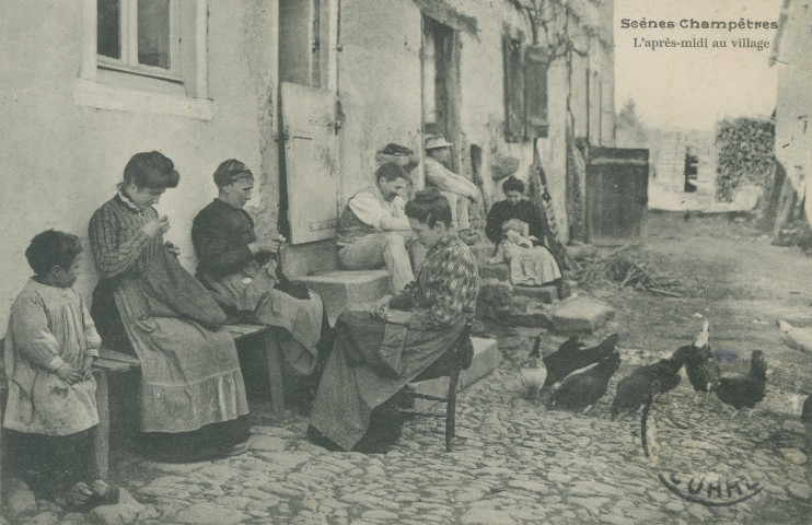 Folklore : "Scènes champêtres - L'après-midi au village".