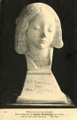 "910 Musée de sculpture comparée. Buste-reliquaire de Sainte-Fortunade (XVe siècle), à Sainte-Fortunade (Corrèze)".