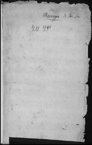 Mariages (1797-1802)