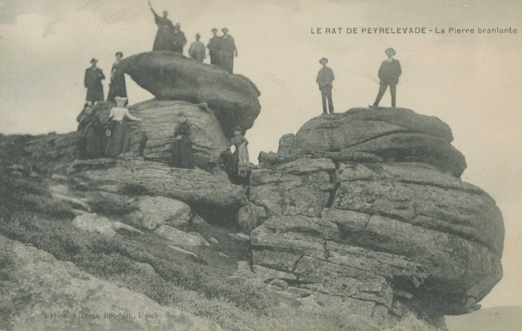 Peyrelevade : "Le Rat de Peyrelevade - La pierre branlante".