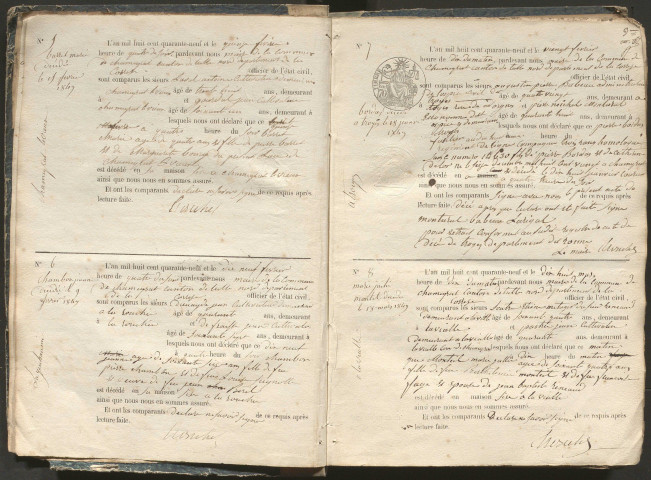 Décès (1849-1868)