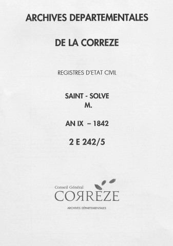 Mariages (1801-1842)