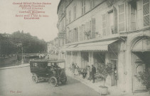 Tulle : "Grand Hôtel Notre Dame - Joubert, propriétaire - Tulle (Corrèze) - Confort moderne - Service autos à tous les trains - Excursions".
