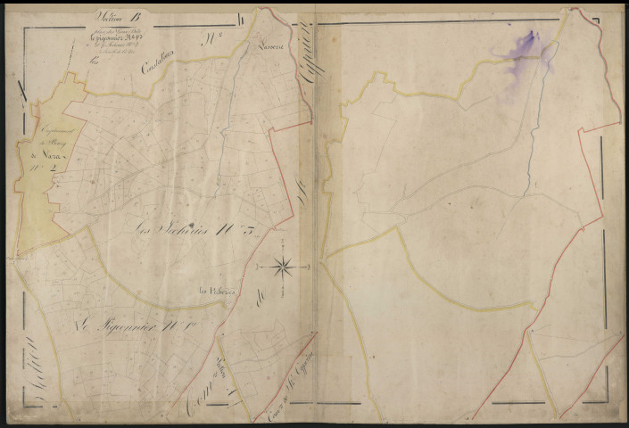 Sections B1-B3 du Pigeonnier et des Pêcheries