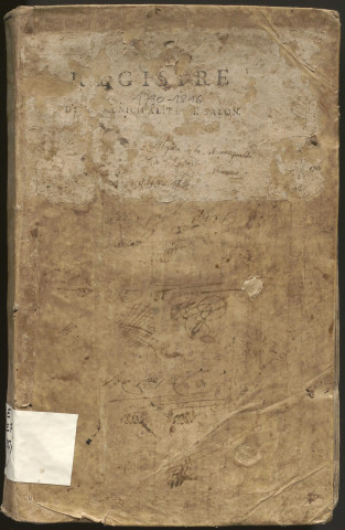 Délibérations du conseil municipal. 22 août 1790-8 août 1813