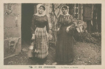 Folklore : "67. En Corrèze. - Le départ au marché".