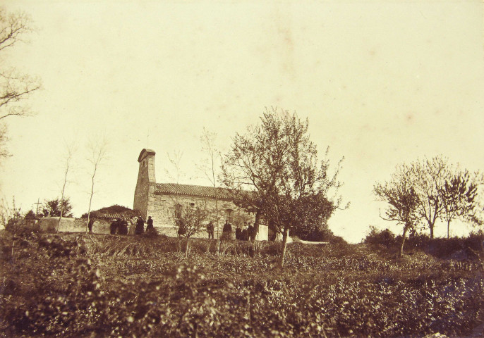 Lougratte : l'église Notre-Dame de Tourette (Celles).