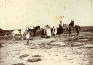 Cavaliers en présence du caïd.