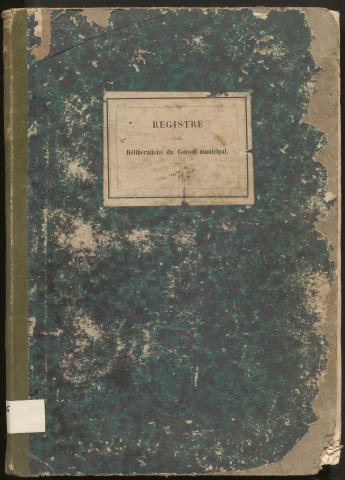 Registre de délibérations. 25 juin 1871-27 avril 1879