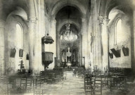 Abbatiale, vue intérieure.