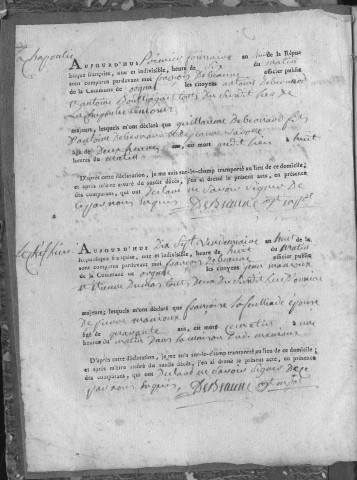 Décès (1800-1842)