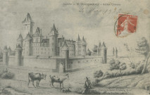 Arnac-Pompadour : "Corrèze - 28 - Pompadour, ancien château".