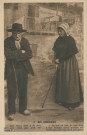 Folklore (scènes de) : "8. En Corrèze - Qu'est-ce que je vais dire à ma femme pour qu'elle ne croit pas que j'ai mon plumet ?". texte en limousin.