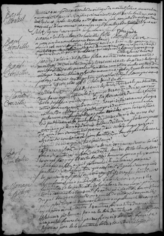 Baptêmes, mariages, sépultures (1773-1792)